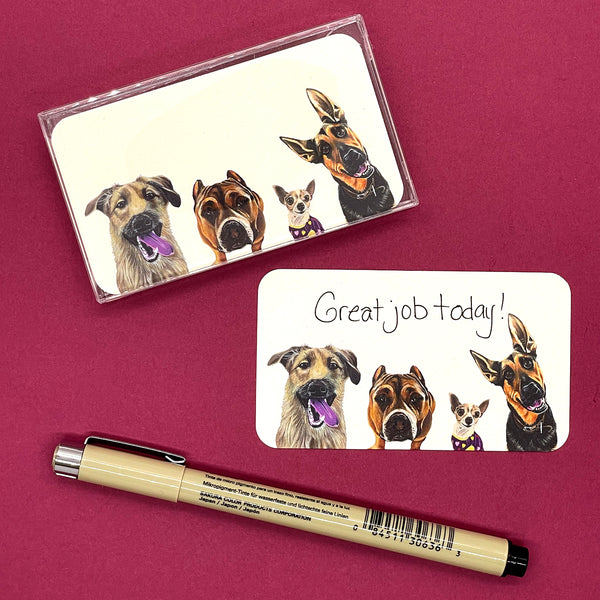 Pawsitive Notes- Woods Humane Society Dogs